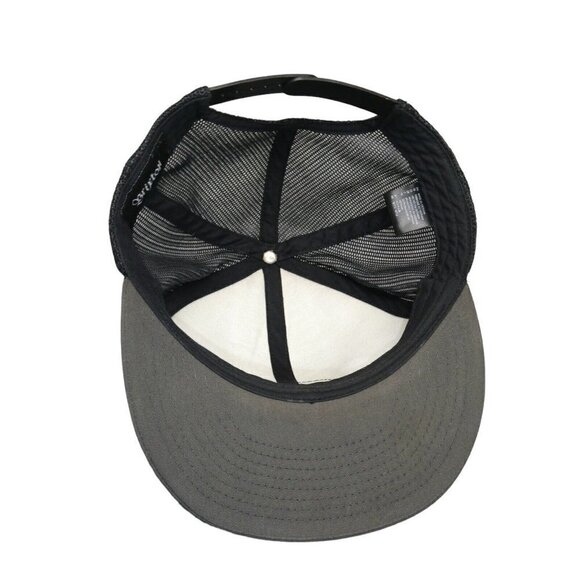 Brixton Logo Black Gray Trucker Hat Baseball Cap‎ Snapback mesh - Picture 4 of 9